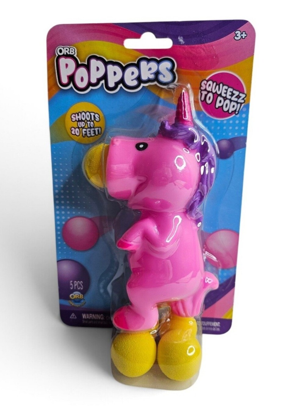 ORB POPPERS SENSORY TOY JUST SQWEEZZ TO POP 1 PC